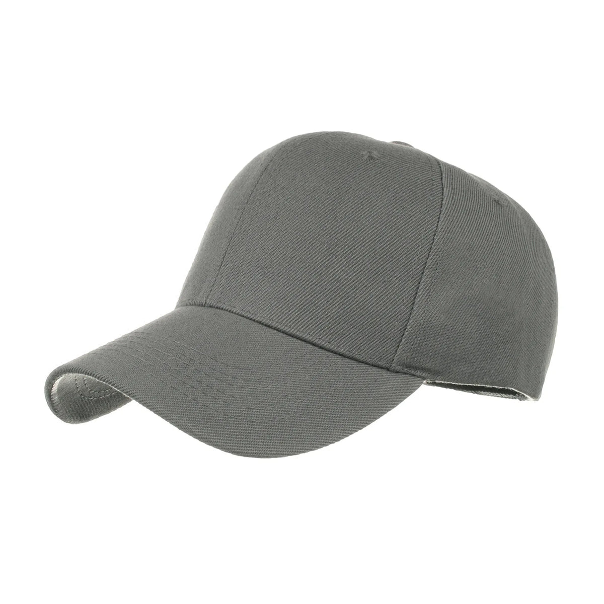 Unisex solid color 5-panel structured baseball cap by TrendLux Wear, available in 26 vibrant colors.