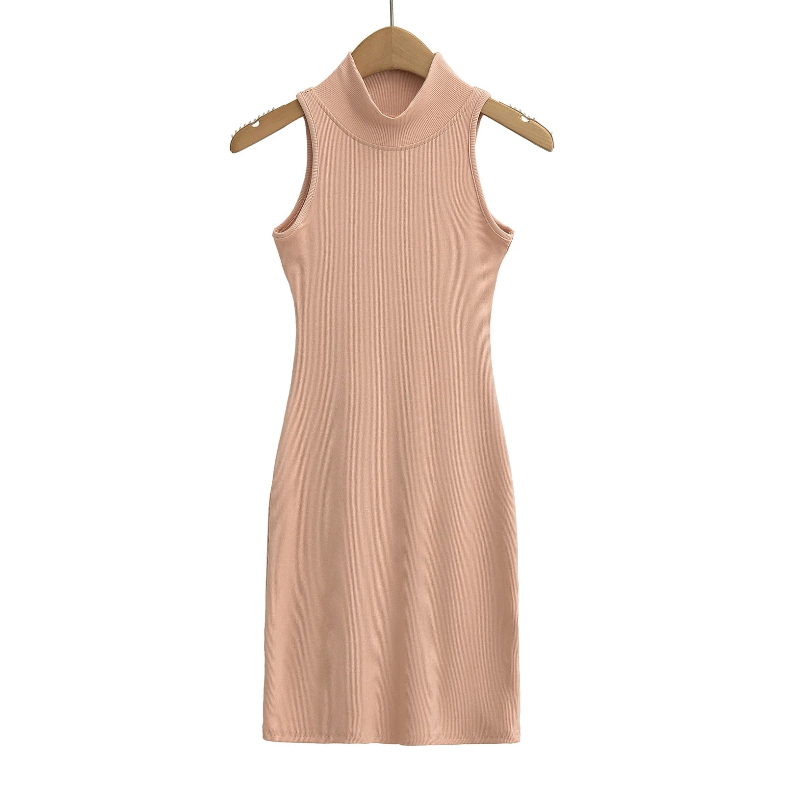 TrenLux Wear Women's Knit Turtleneck Bodycon Ankle-Length Maxi Dress The Glow Sanctuary