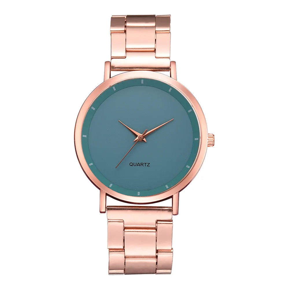 TrenLux Wear Women's Rose Gold Stainless Steel Fashion/Business Quartz Wristwatch TrenLux Wear