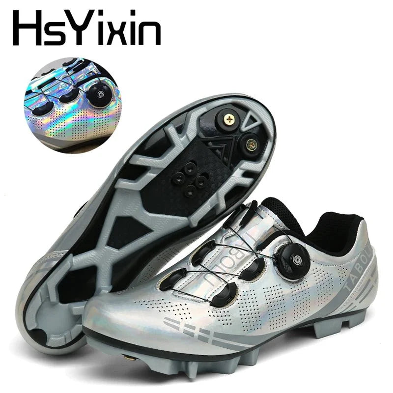 Men's MTB cycling shoes by TrendLux Wear featuring durable design and adjustable straps for mountain biking.