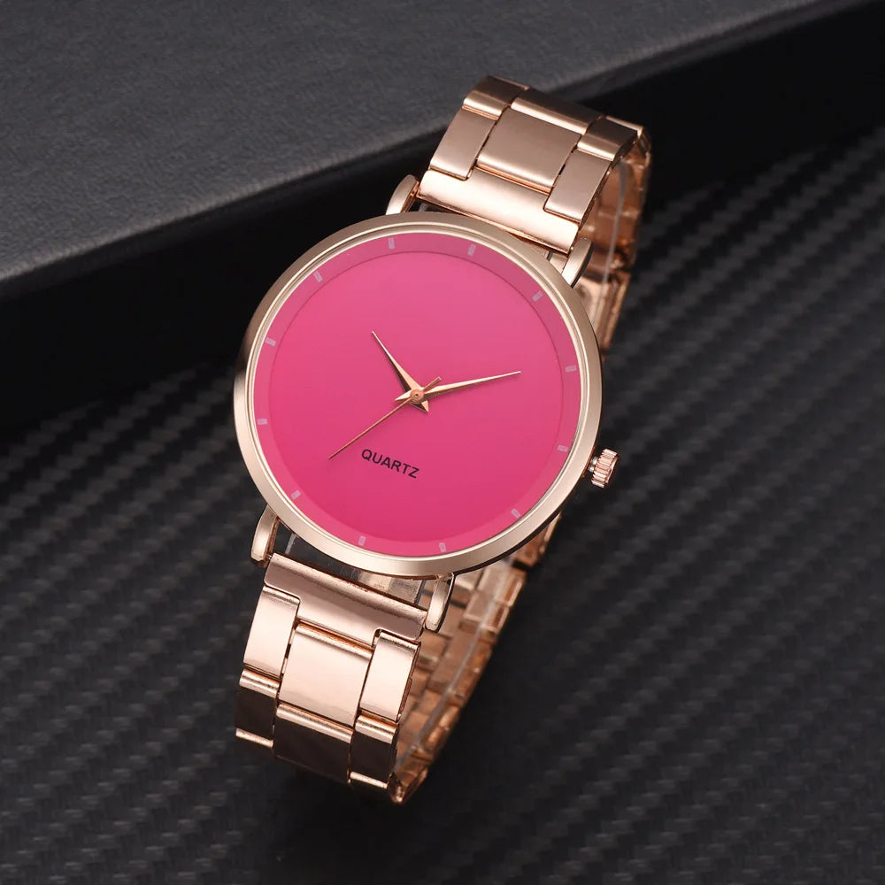 TrenLux Wear Women's Rose Gold Stainless Steel Fashion/Business Quartz Wristwatch TrenLux Wear