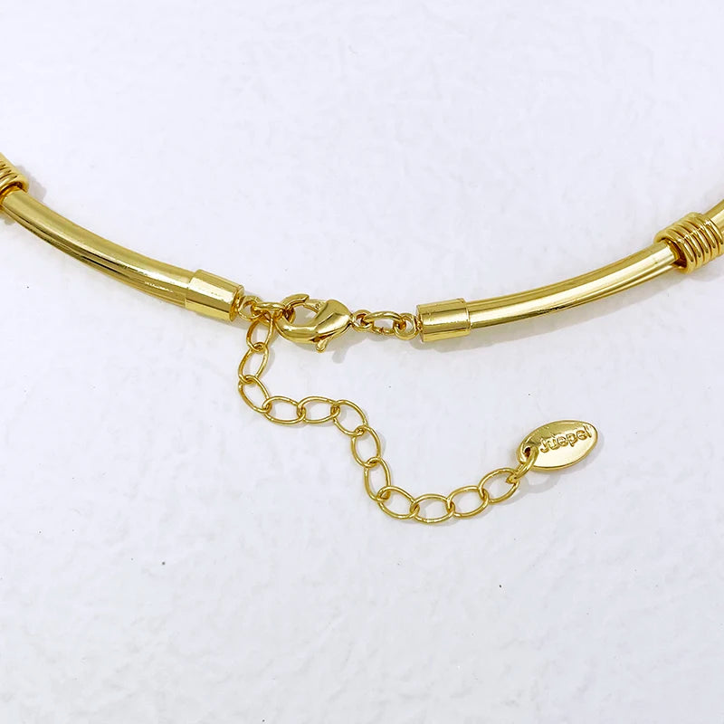 Women's Two-Tone Luxury Jewellery Set. TrenLux Wear