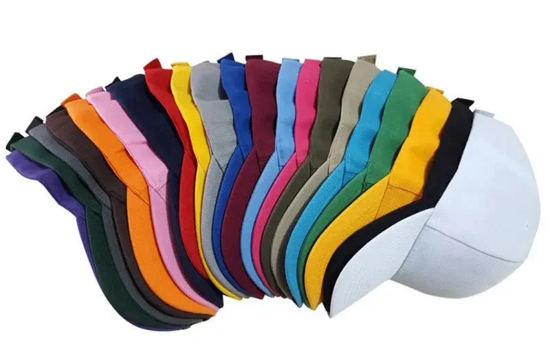 Unisex plain baseball cap by TrendLux Wear, adjustable structured hat in multiple colors, shown in navy blue with curved brim.