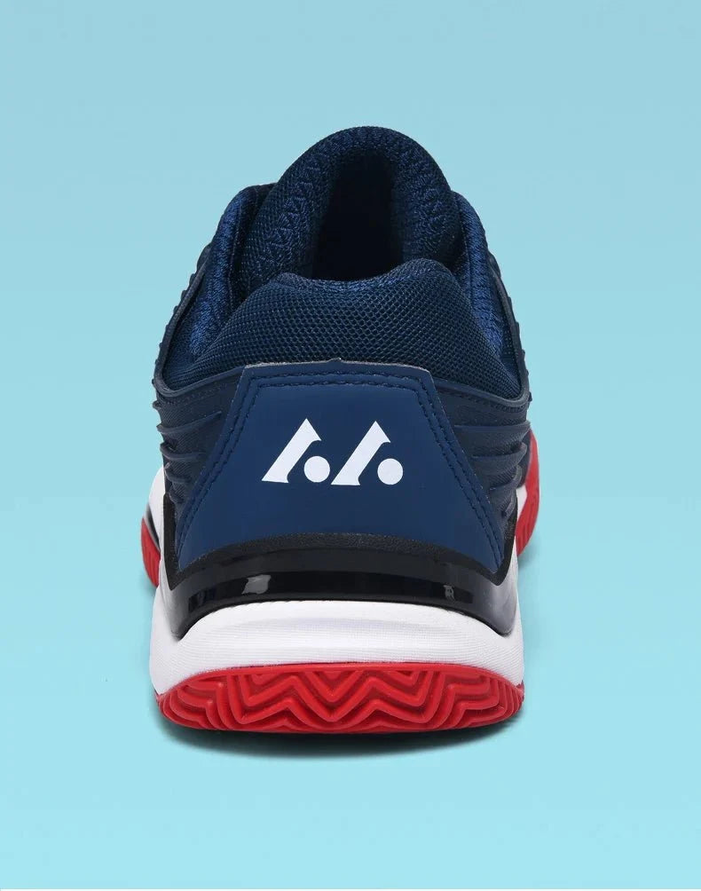 Men's lightweight multi-sport sneakers from TrendLux Wear, designed for tennis, hiking, and golf, in black with breathable mesh.