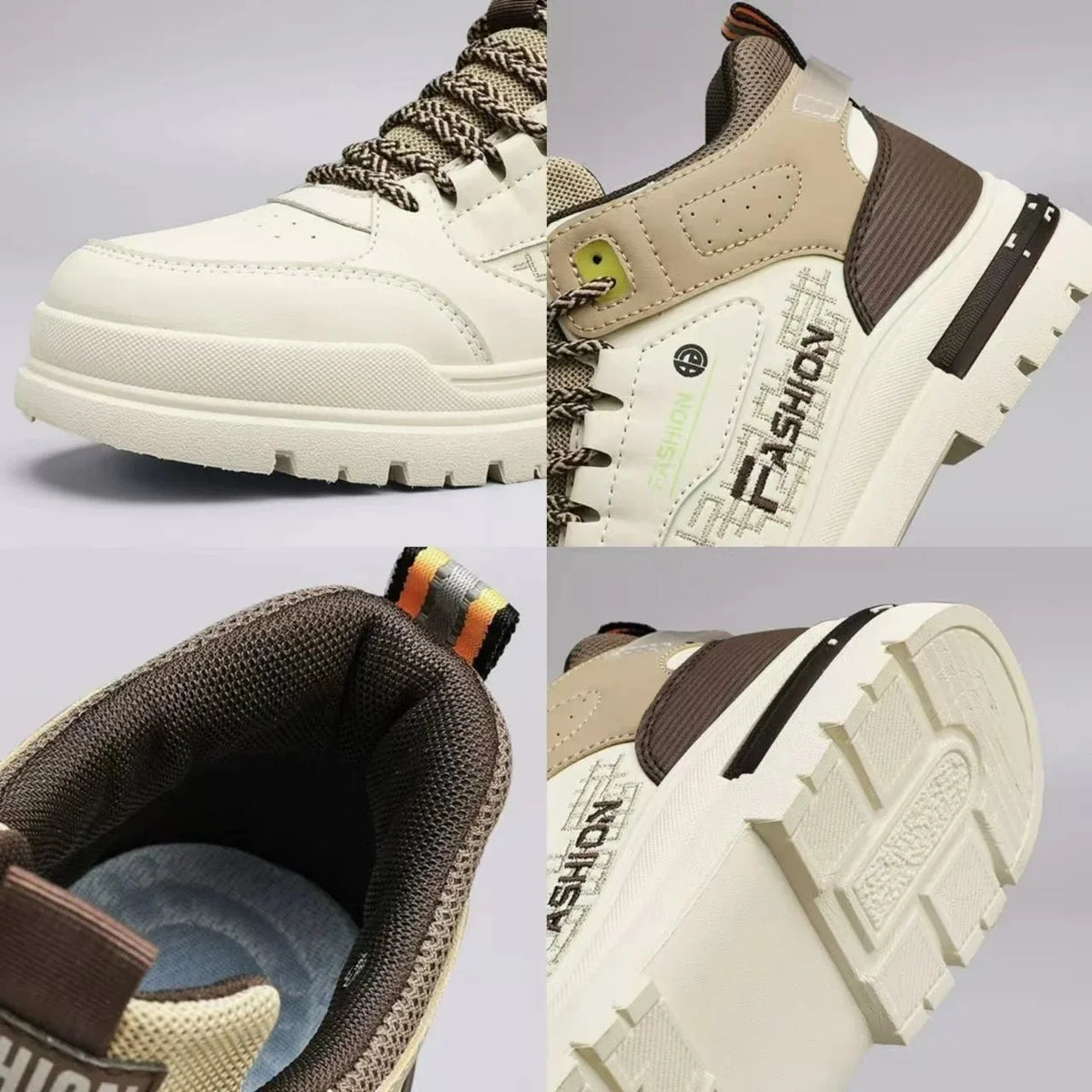 Men's high-top street sneakers by TrendLux Wear featuring non-slip vulcanized soles and stylish ankle design.