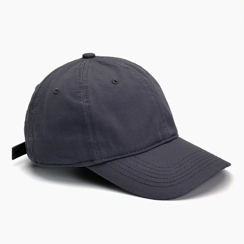 Unisex soft-top dad hat by TrendLux Wear in beige with curved brim and sun protection, featuring an adjustable strap.