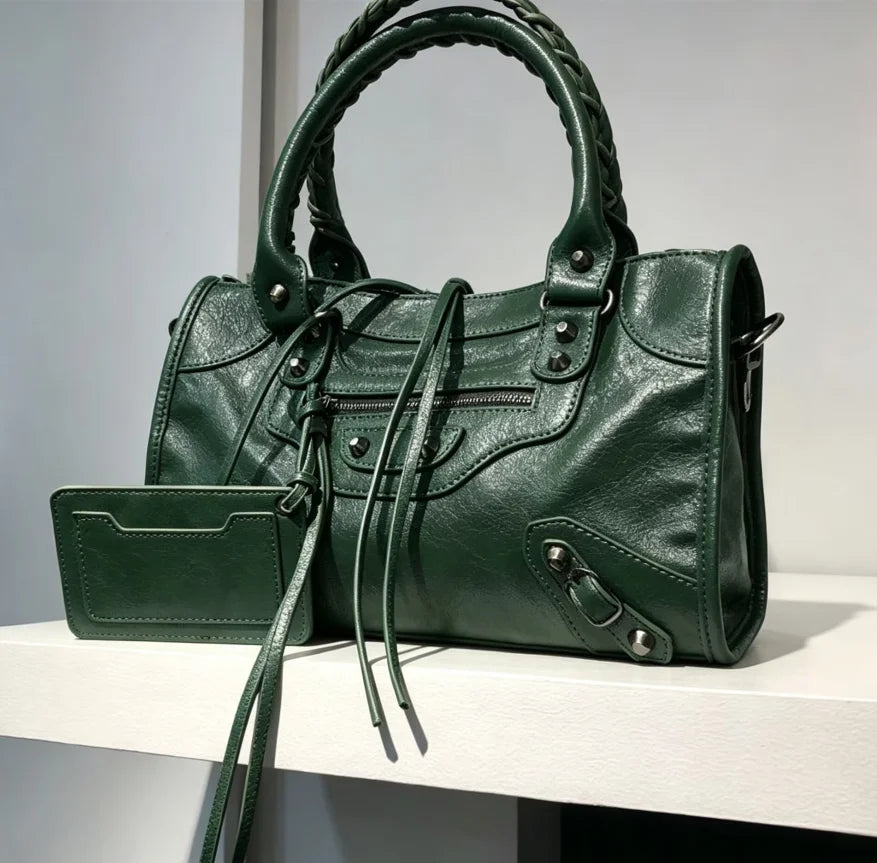 TrenLux Wear Women's Motorcycle Hobo High Capacity Luxury Handbag. TrenLux Wear