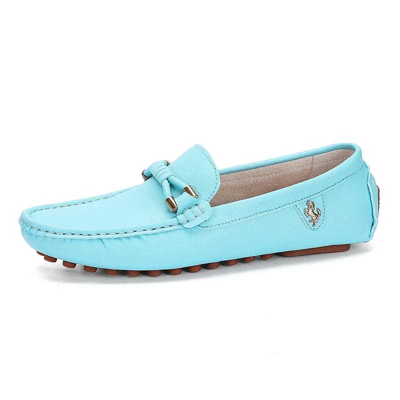 Men's Metal-Detail Slip-On Loafers