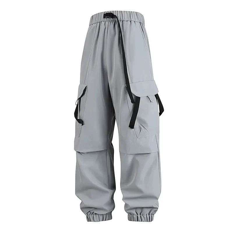 Men's cycling long pants by TrendLux Wear, loose fit with multiple pockets, available in six colors for comfortable sport riding.