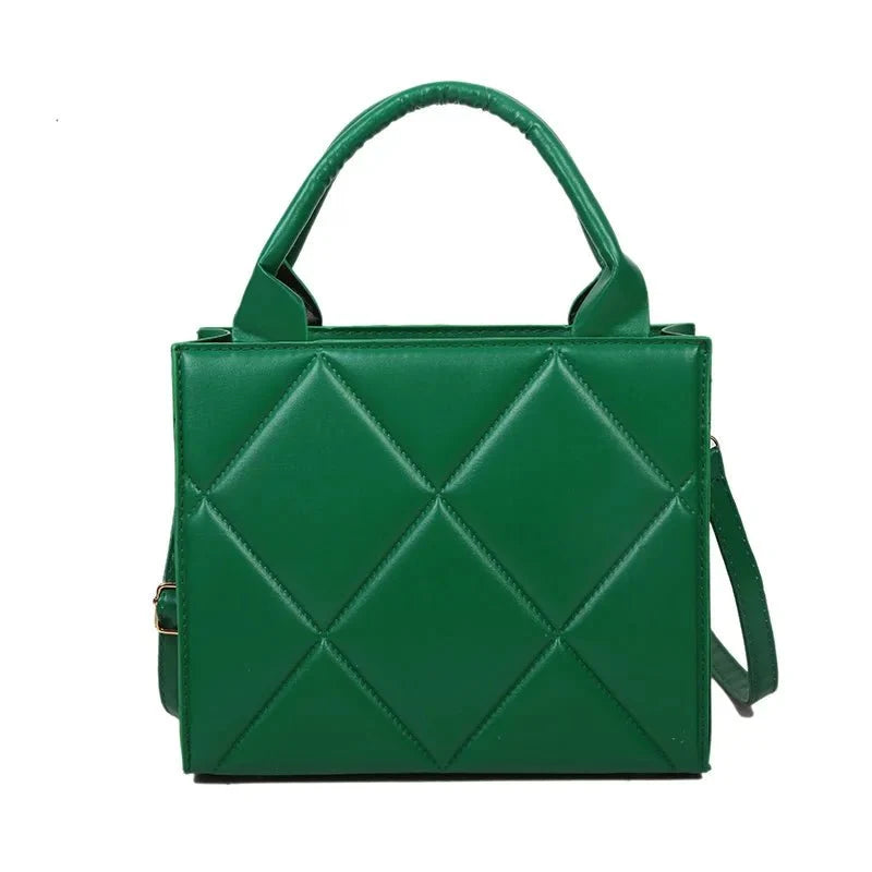Women's large capacity plaid casual handbag by TrendLux Wear, featuring a stylish design and spacious interior for everyday use.