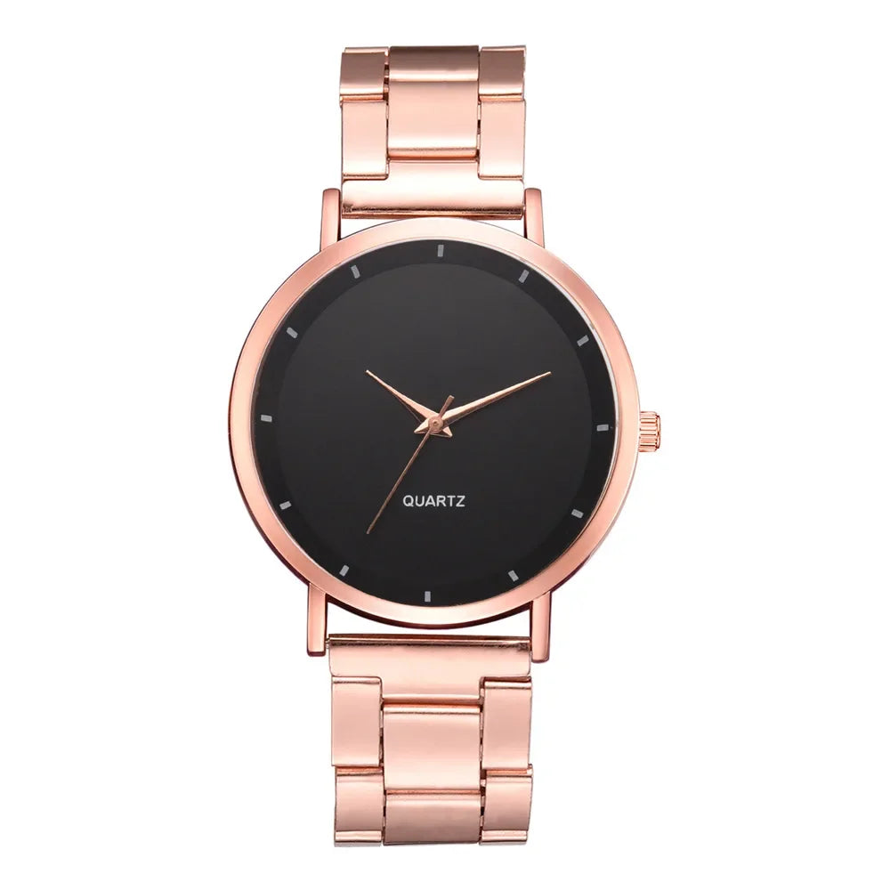 TrenLux Wear Women's Rose Gold Stainless Steel Fashion/Business Quartz Wristwatch TrenLux Wear