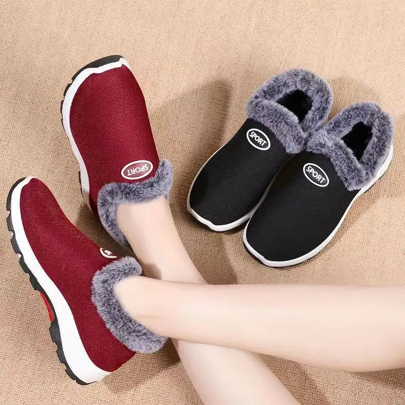 Women’s Waterproof Winter Snow Boots – Plush-Lined Warm Ankle Platform Booties