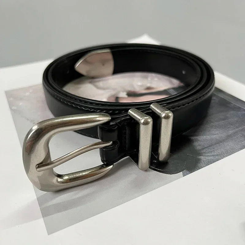 Women's Real Leather Jeans Belt. TrenLux Wear
