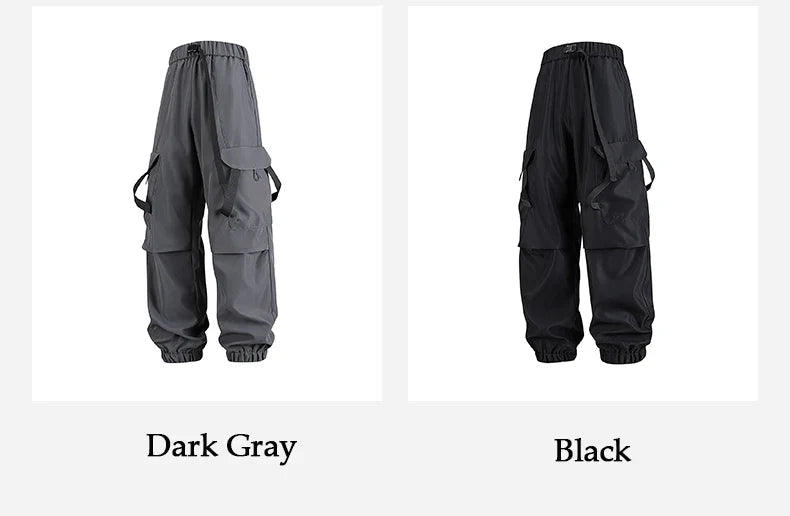 Men's cycling long pants by TrendLux Wear, loose fit sport trousers with multiple pockets in six colors, designed for comfort and activity.