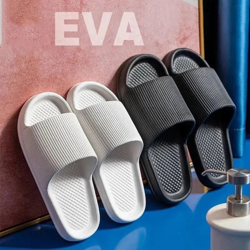 Waterproof unisex soft sole massage slippers from TrendLux Wear with non-slip soles, designed for comfortable bathroom use.