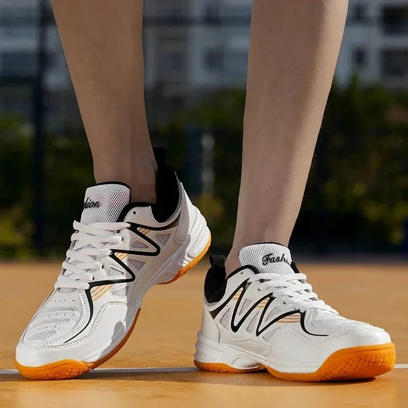 Unisex breathable athletic court sneakers by TrendLux Wear, suitable for tennis and volleyball, in size 35-50.