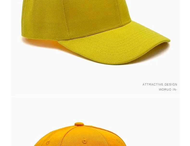 Unisex TrendLux Wear breathable sun-protective baseball cap with adjustable fit and hard brim, available in 22 colors.