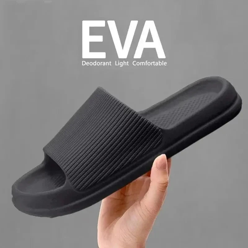 Unisex waterproof soft sole massage slippers with non-slip soles from TrendLux Wear, designed for comfortable bathroom use.