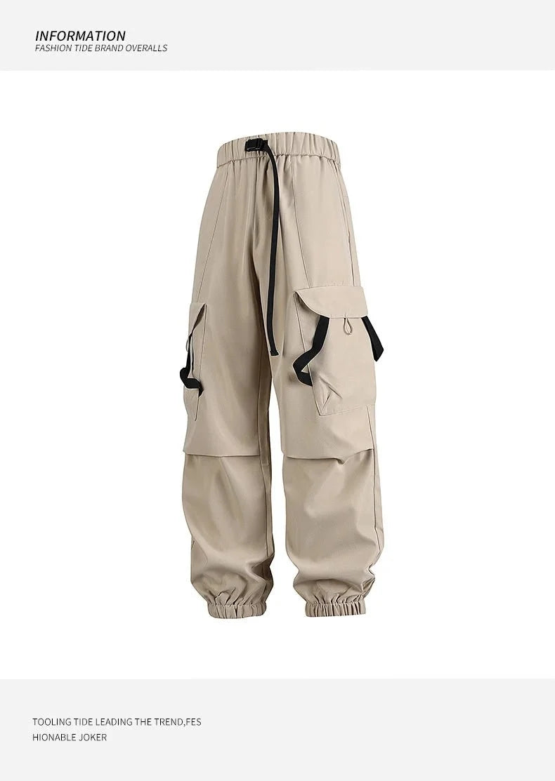 Men's cycling long pants by TrendLux Wear, loose and comfortable sport trousers with multiple pockets in six colors.
