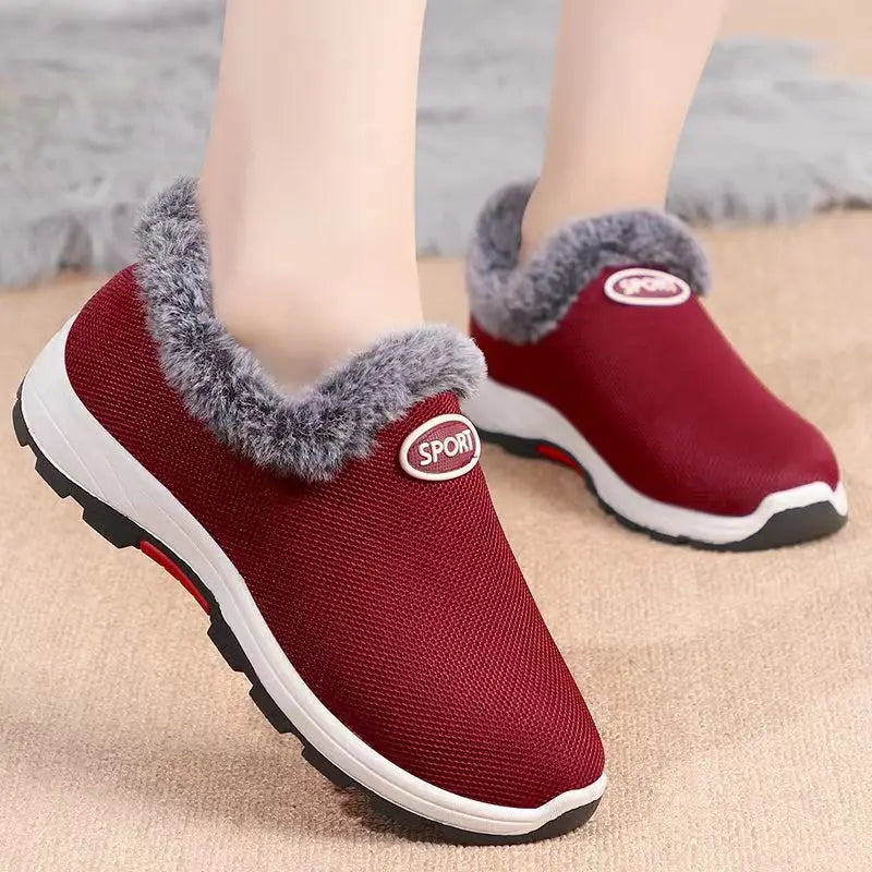 Women’s Waterproof Winter Snow Boots – Plush-Lined Warm Ankle Platform Booties