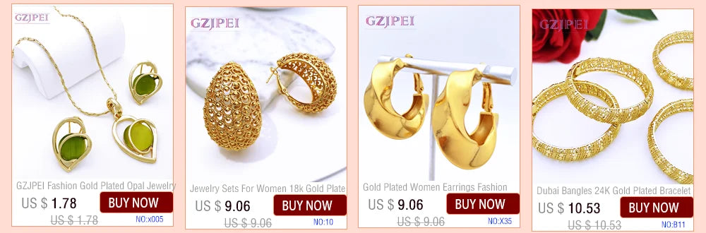 Women's Two-Tone Luxury Jewellery Set. TrenLux Wear