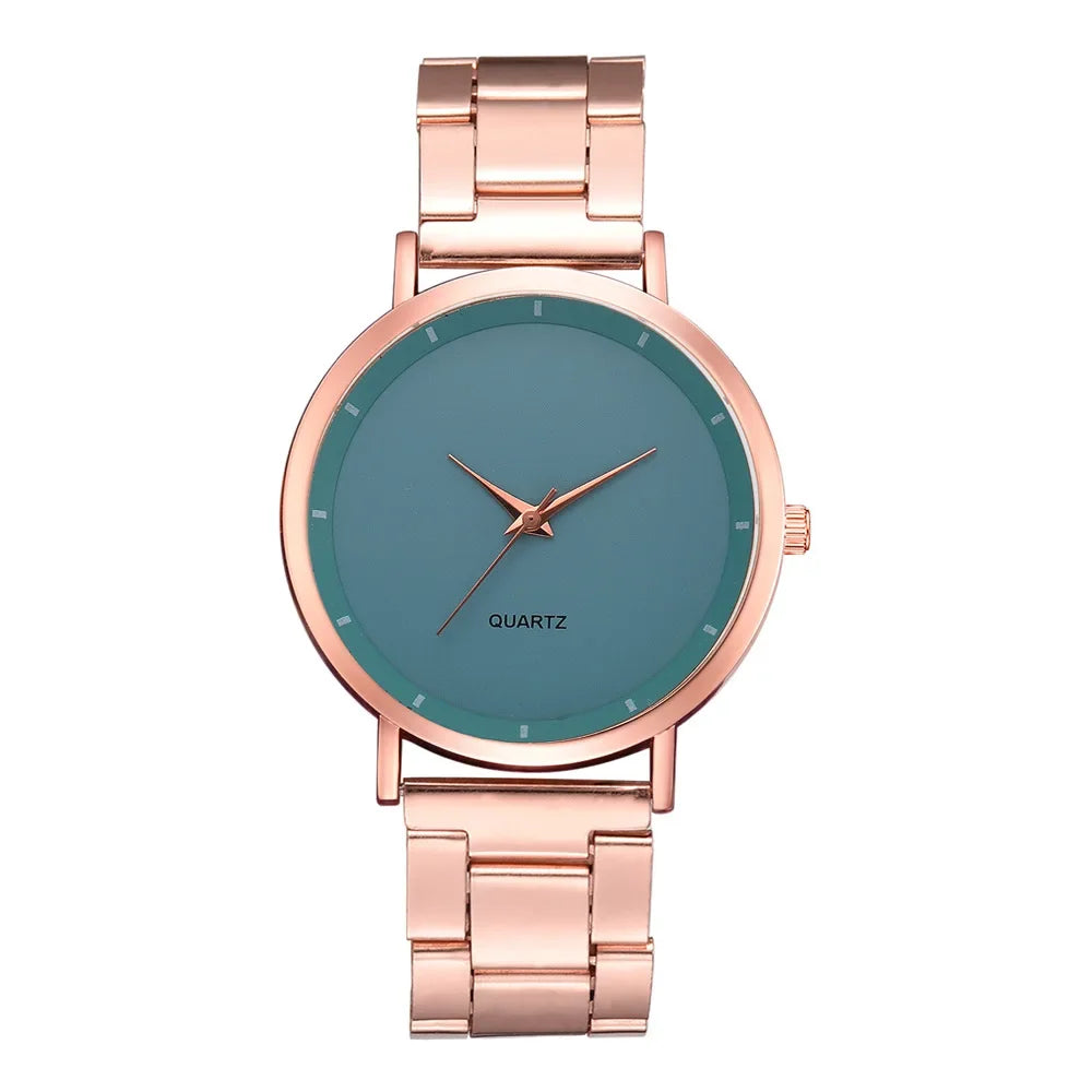 TrenLux Wear Women's Rose Gold Stainless Steel Fashion/Business Quartz Wristwatch TrenLux Wear