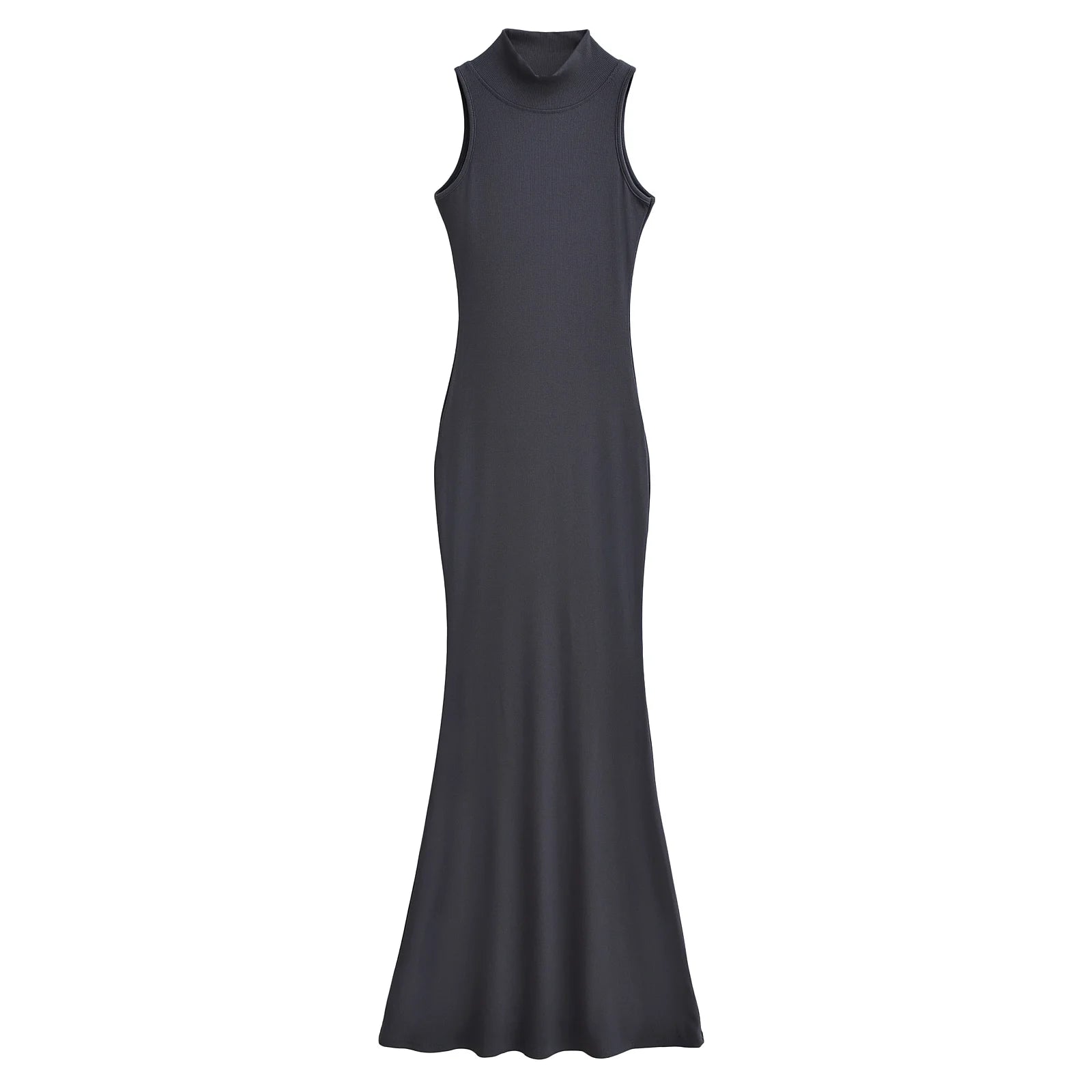 TrenLux Wear Women's Knit Turtleneck Bodycon Ankle-Length Maxi Dress The Glow Sanctuary