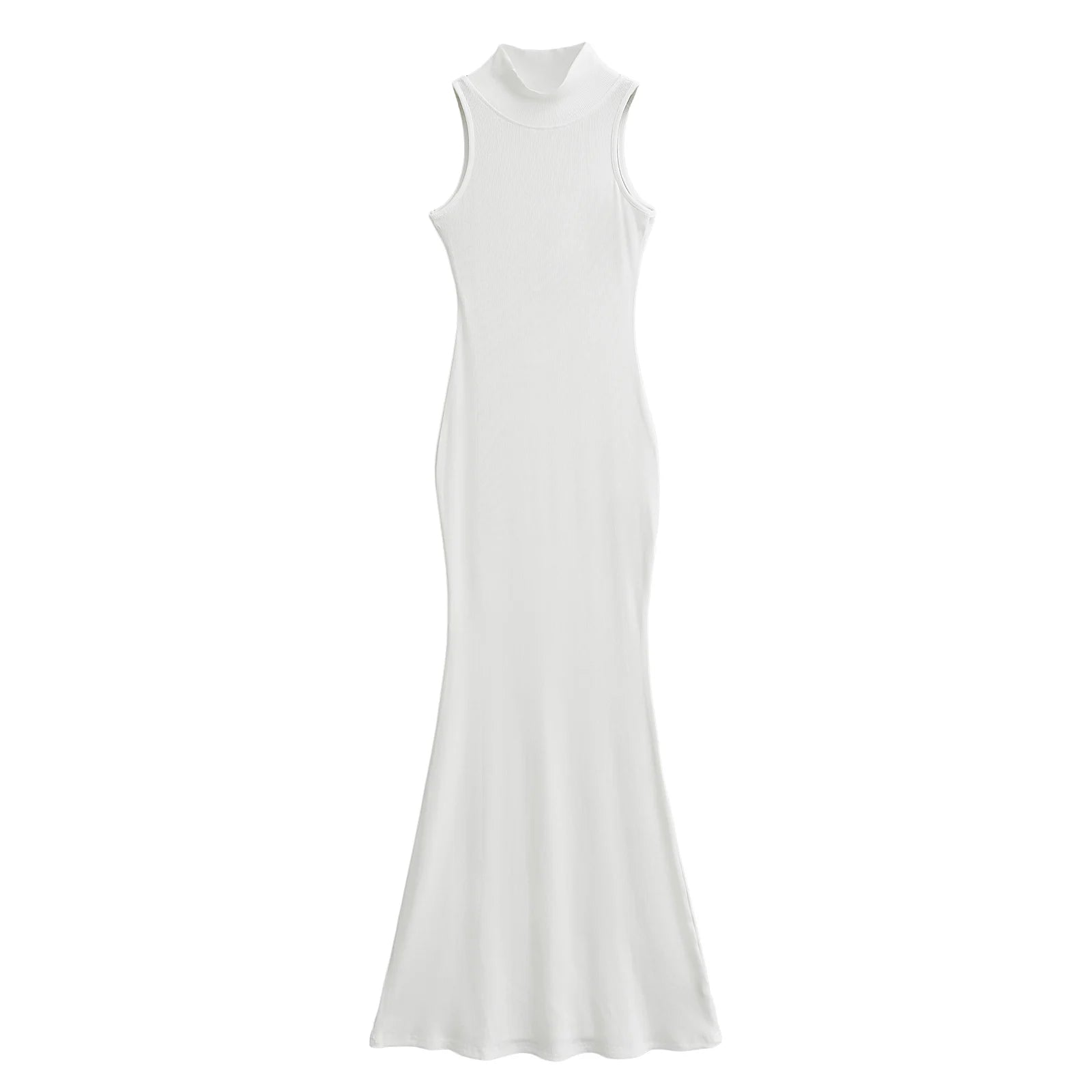 TrenLux Wear Women's Knit Turtleneck Bodycon Ankle-Length Maxi Dress The Glow Sanctuary