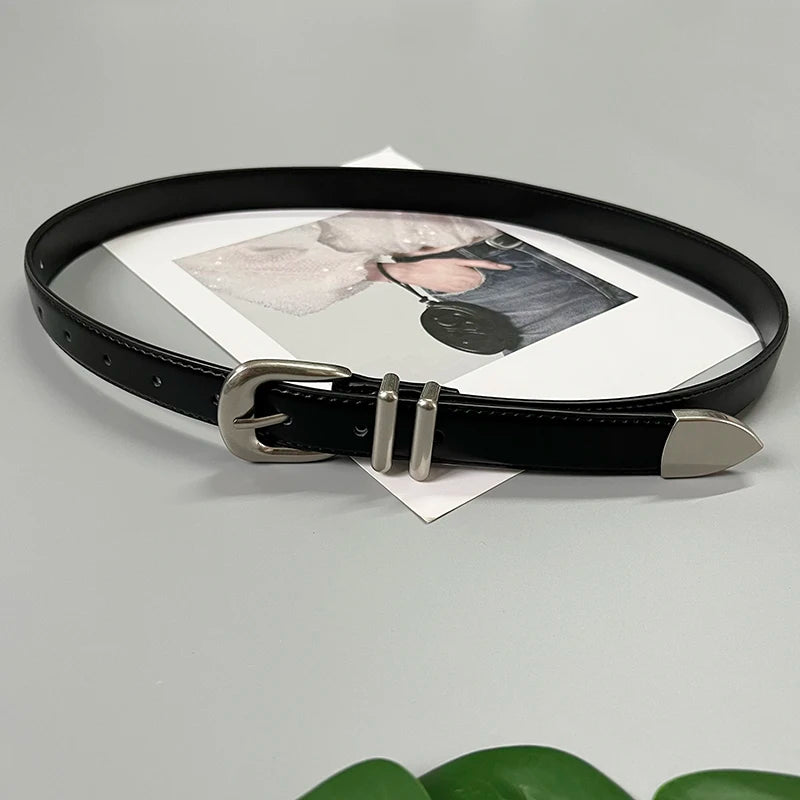 Women's Real Leather Jeans Belt. TrenLux Wear