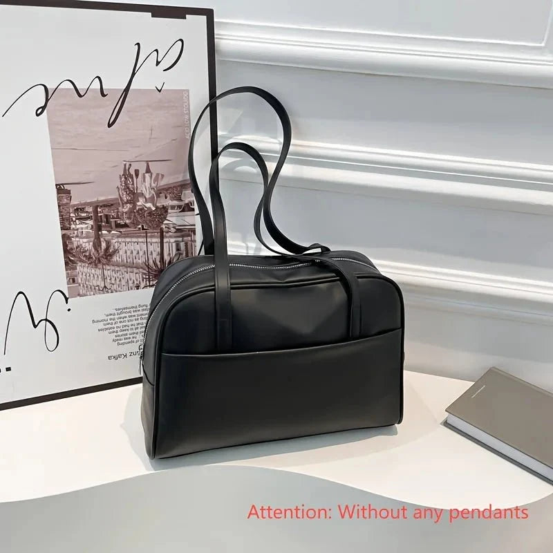 Women's vintage large capacity versatile handbag by TrendLux Wear, showing spacious interior and elegant design.