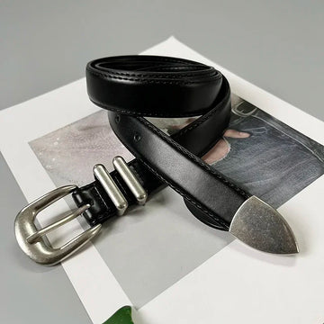 Women's Real Leather Jeans Belt. TrenLux Wear