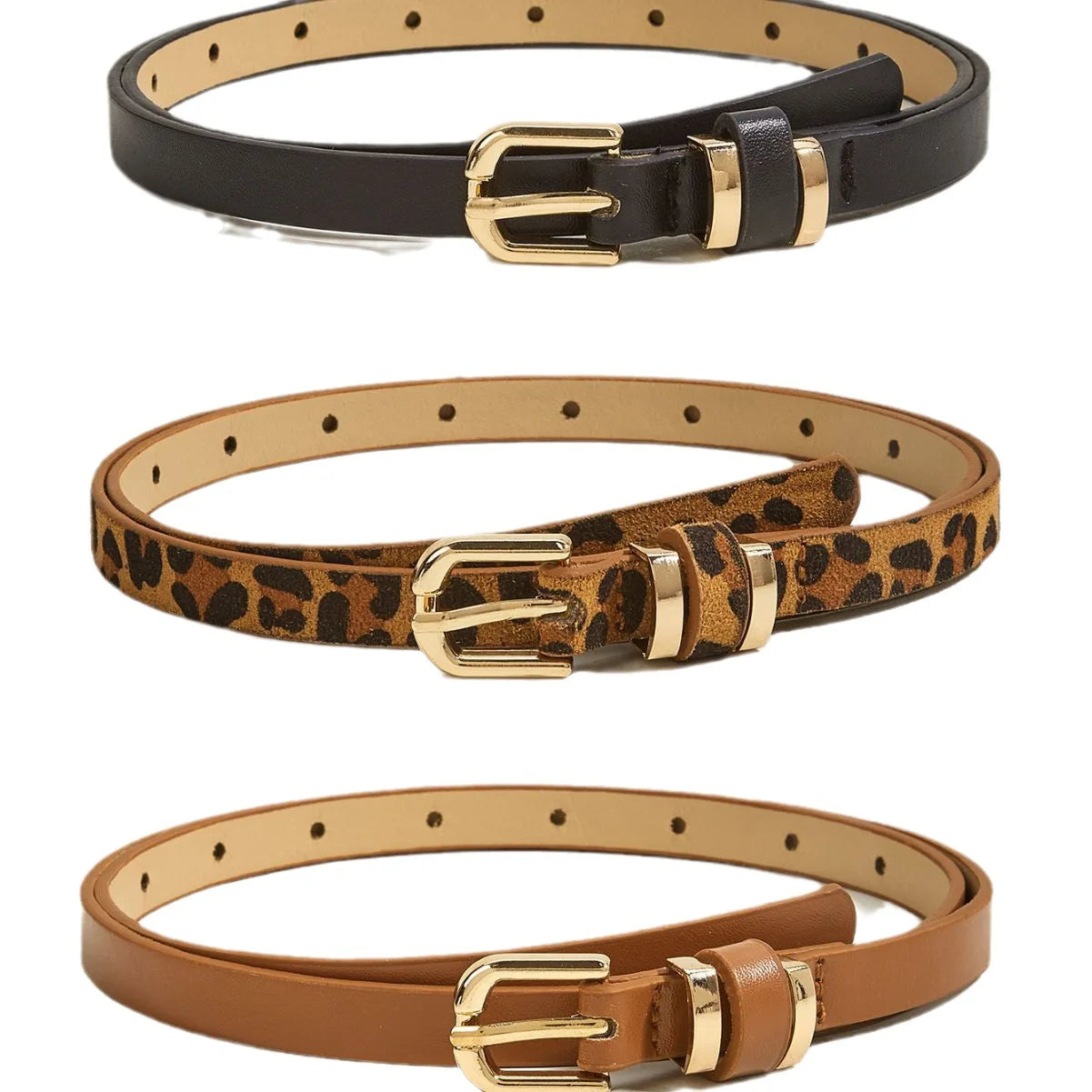 Women's Fashion Faux Leather Waist Belt for dresses. TrenLux Wear