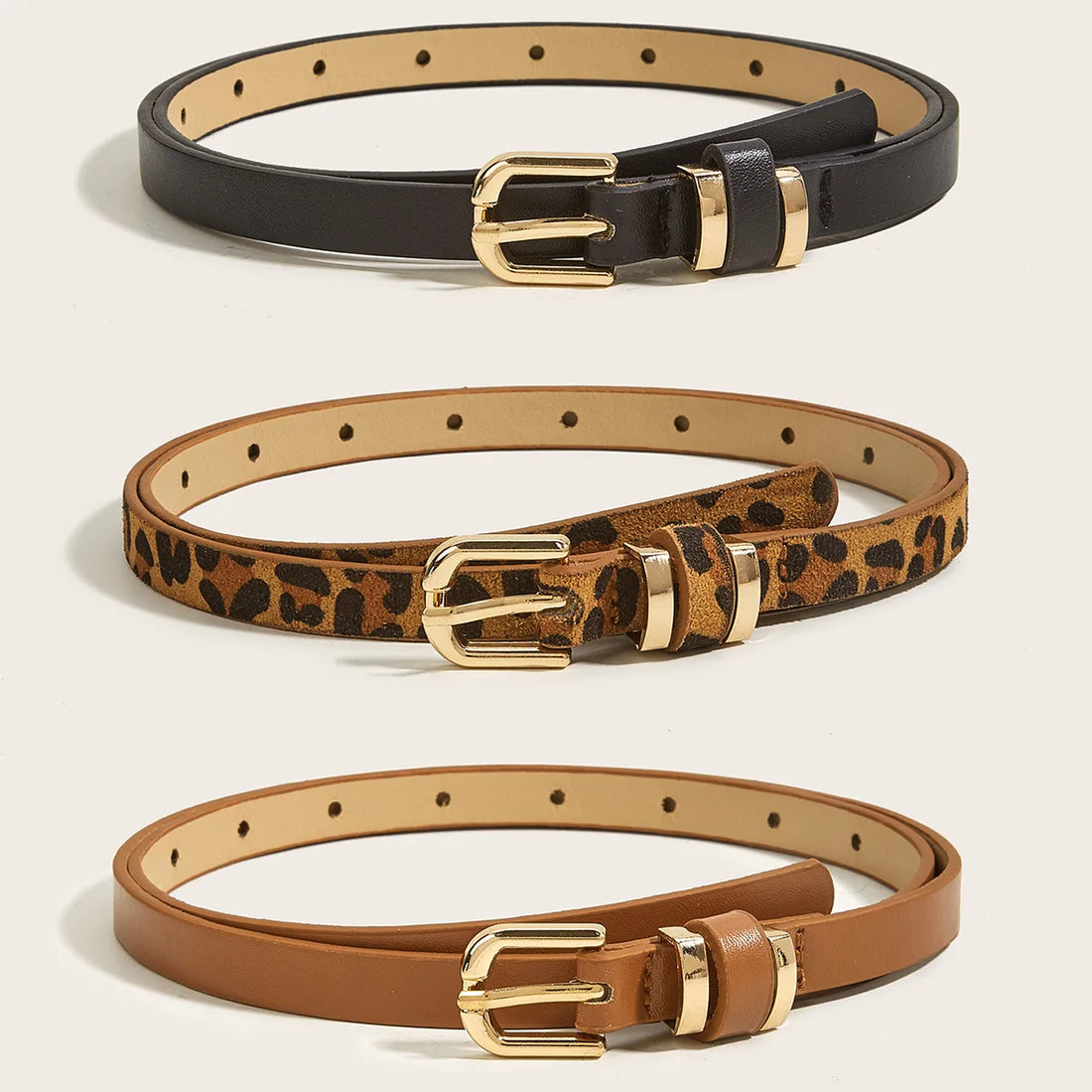 Women's Fashion Faux Leather Waist Belt for dresses. TrenLux Wear