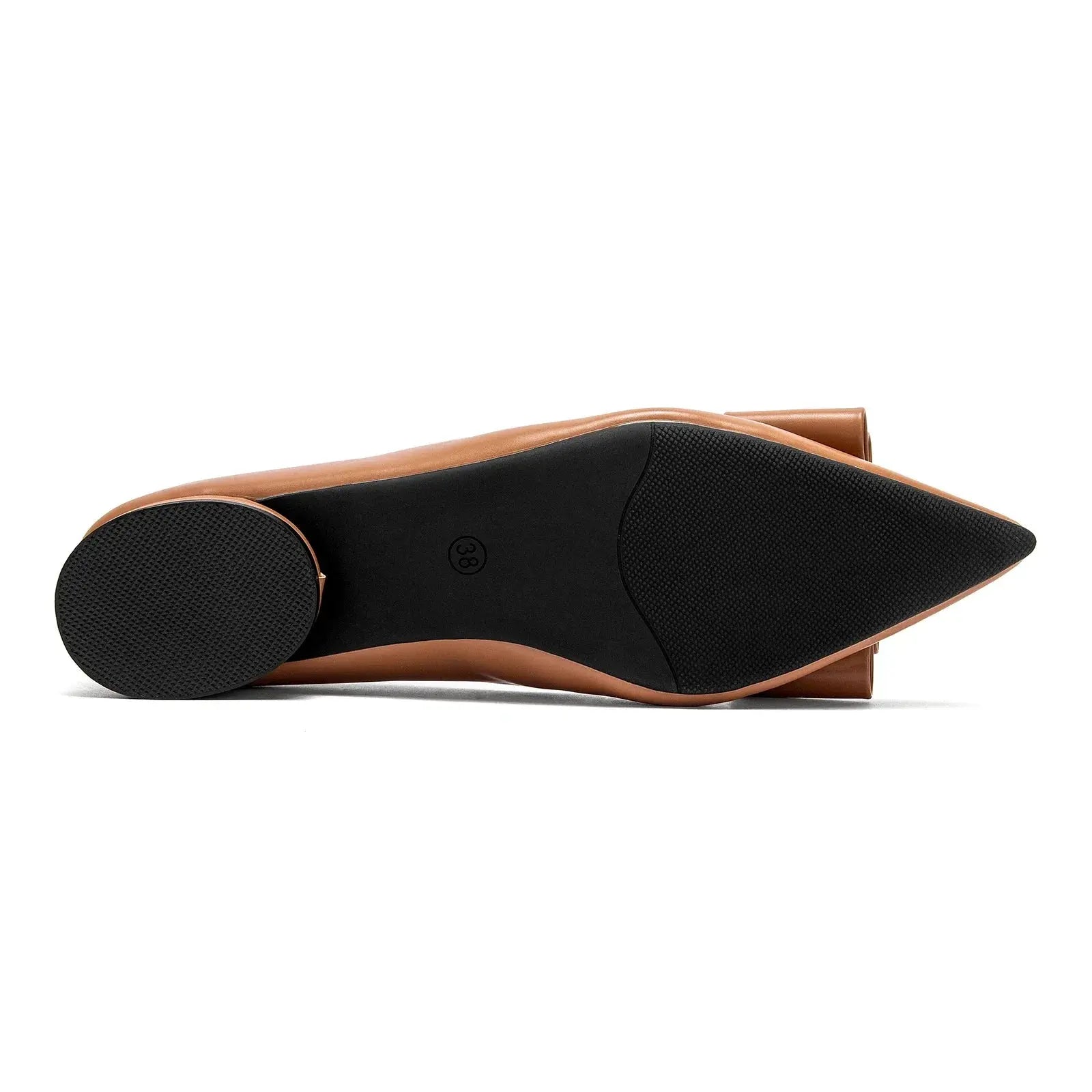 TrenLux Wear Women's Pointed-Toe Bow Flat Shoes — Luxury PU Leather Flats, Sizes 36–42 TrenLux Wear