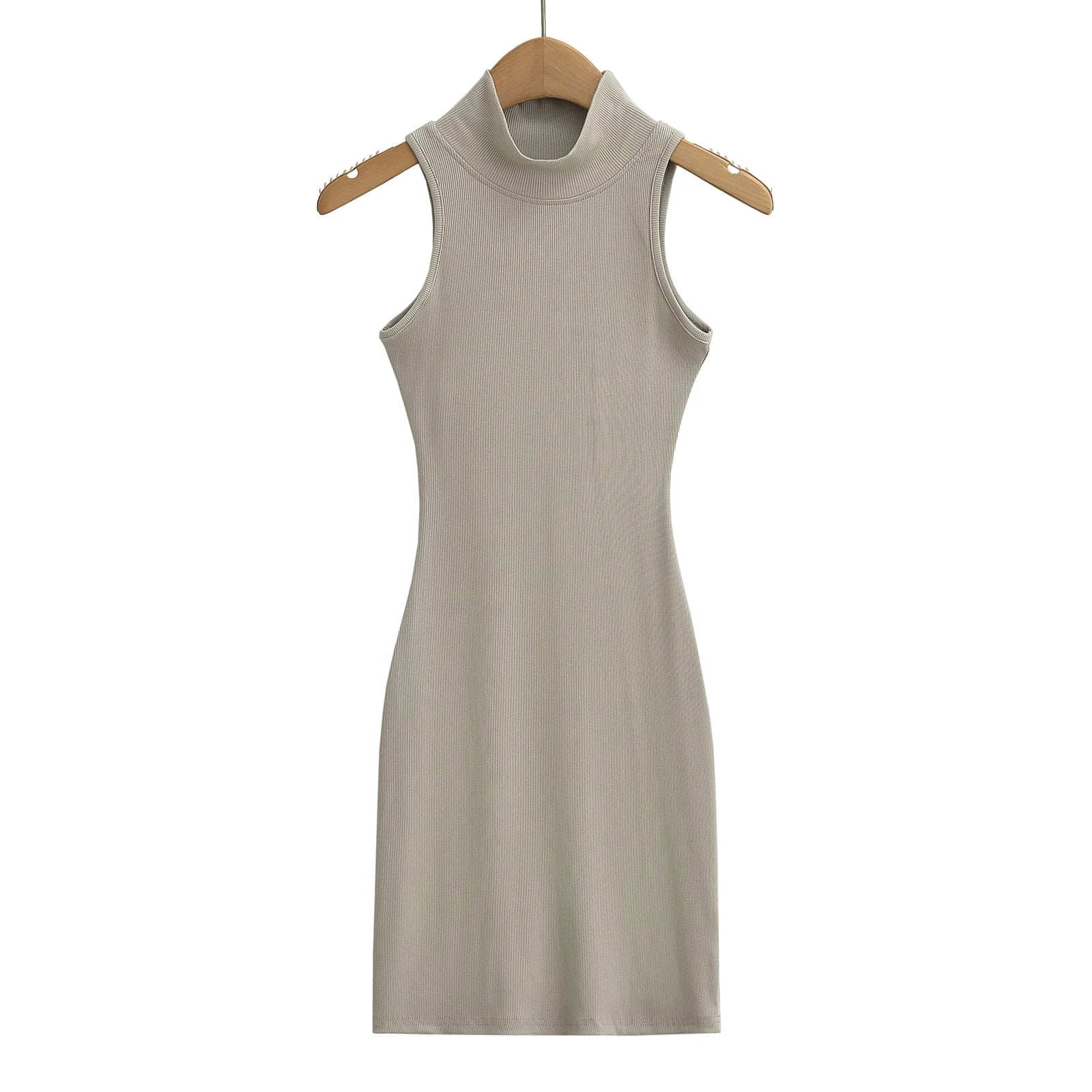 TrenLux Wear Women's Knit Turtleneck Bodycon Ankle-Length Maxi Dress The Glow Sanctuary