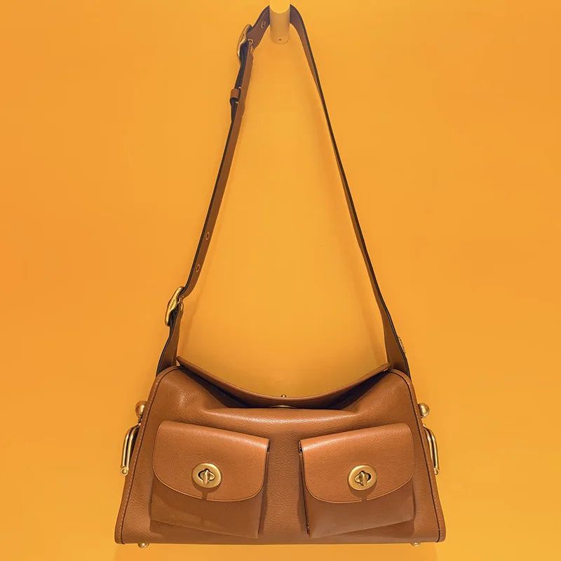 TrenLux Wear Women's Vintage Pure Leather Large Capacity Bag TrenLux Wear