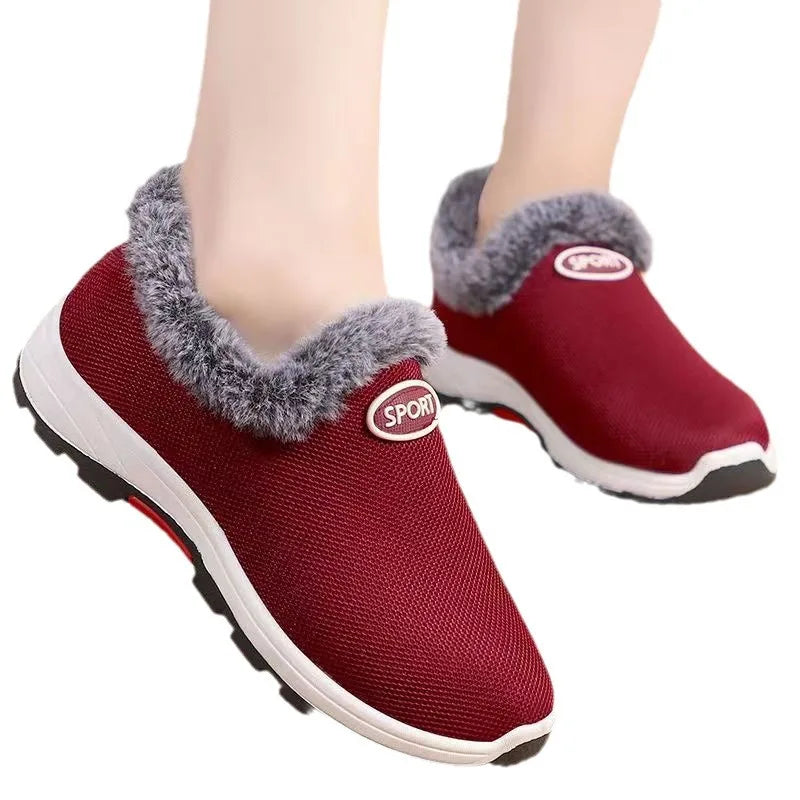 Women’s Waterproof Winter Snow Boots – Plush-Lined Warm Ankle Platform Booties