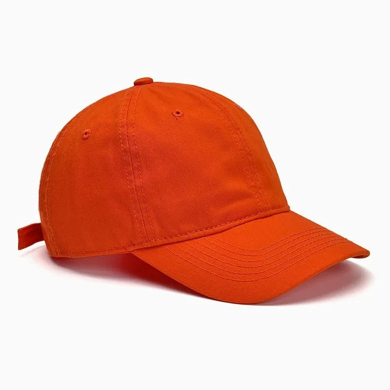 Unisex soft-top dad hat by TrendLux Wear in plain style with sun protection, available in 21 colors.