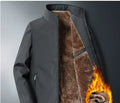 Men's Fashionable Autumn & Winter Coat – Single Breasted Casual Jacket