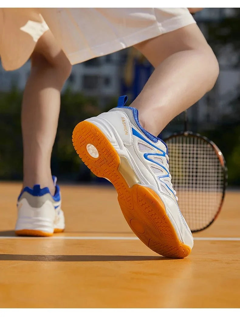 TrendLux Wear men's professional tennis and badminton athletic shoes with anti-slip soles for all-season court performance.