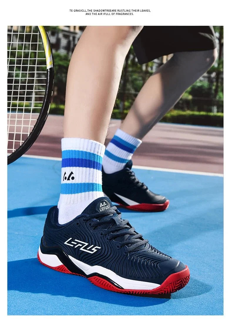 Men's lightweight multi-sport athletic sneakers by TrendLux Wear, designed for tennis, hiking, and golf activities.