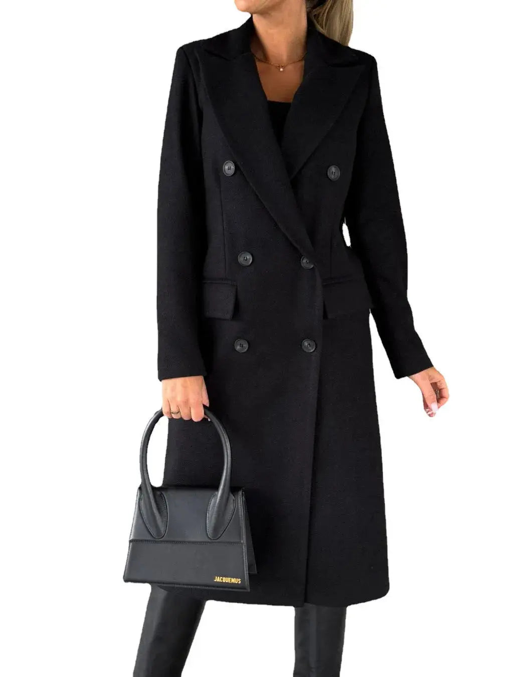 TrenLux Wear Women's Retro Double-Breasted Woolen Coat — Streetwear Winter Jacket TrenLux Wear