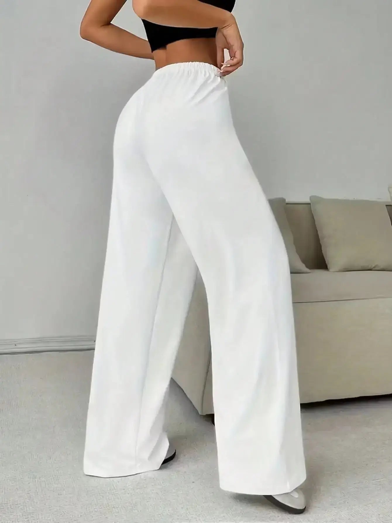 Trenluxwear Ladies' casual wide leg jogging pants TrenLux Wear