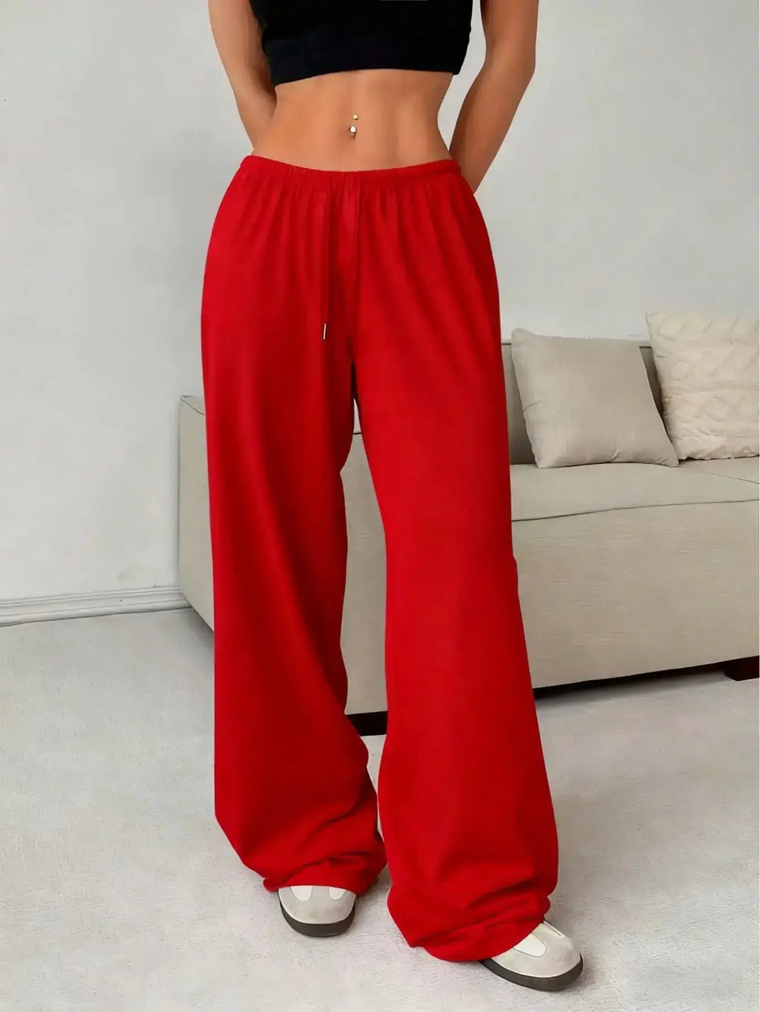 Trenluxwear Ladies' casual wide leg jogging pants TrenLux Wear