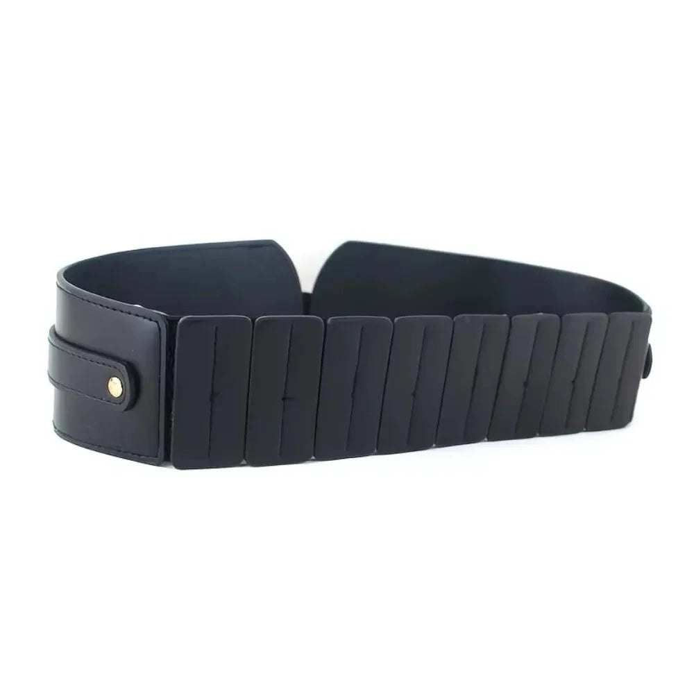 Women's adjustable corset waist belt by TrendLux Wear, featuring a stylish design and secure buckle for a flattering fit.