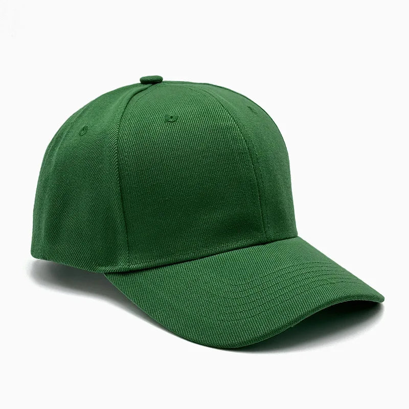Unisex breathable sun-protective baseball cap with adjustable strap and hard brim in a neutral color, part of TrendLux Wear's 22-color collection.
