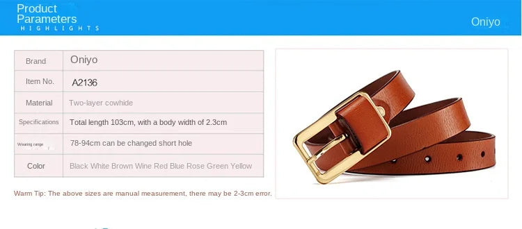 Women's Wide Cinched Waist Belt. TrenLux Wear