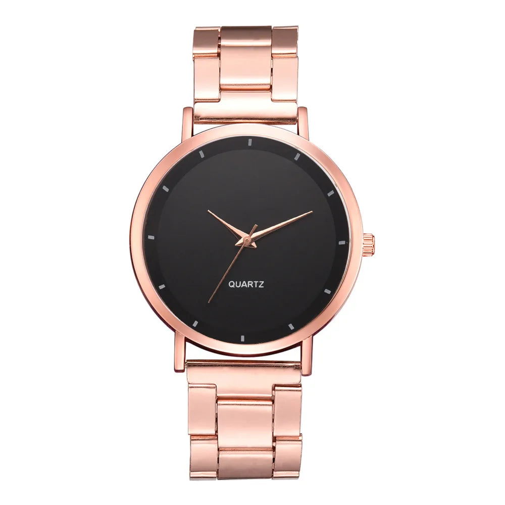 TrenLux Wear Women's Rose Gold Stainless Steel Fashion/Business Quartz Wristwatch TrenLux Wear