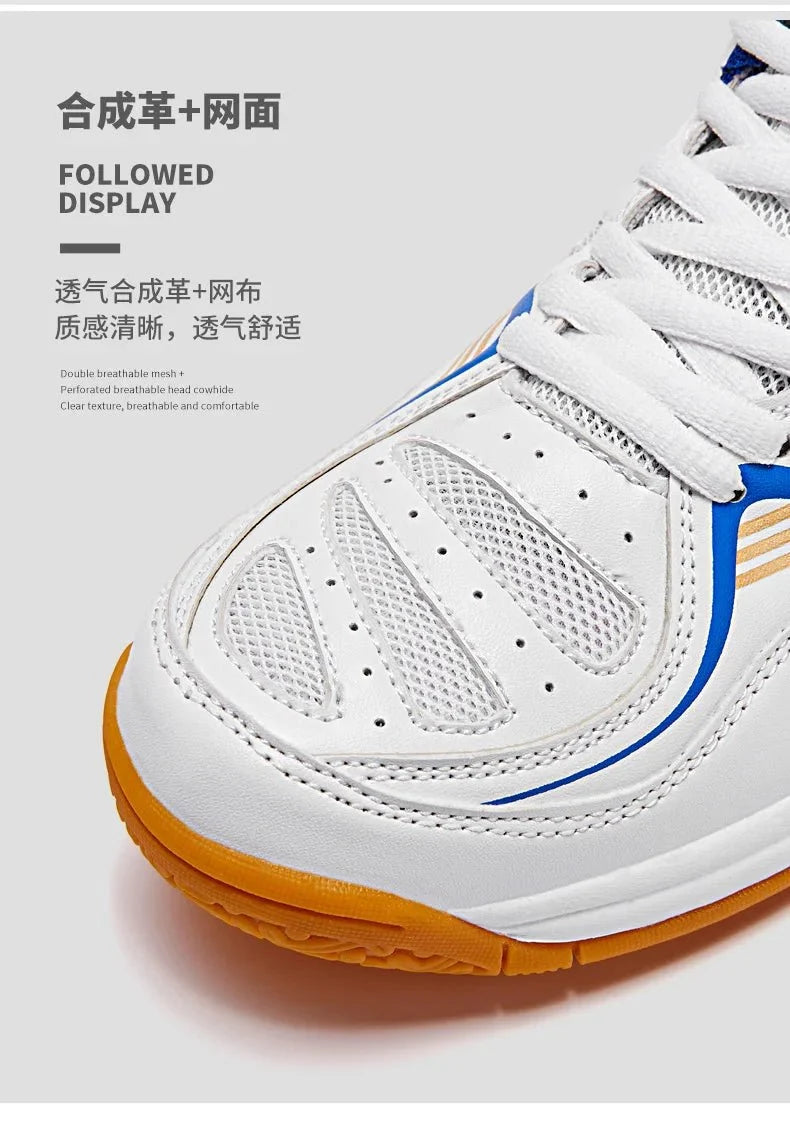 Men's TrendLux Wear athletic tennis and badminton shoes with anti-slip soles, designed for all-season court play.