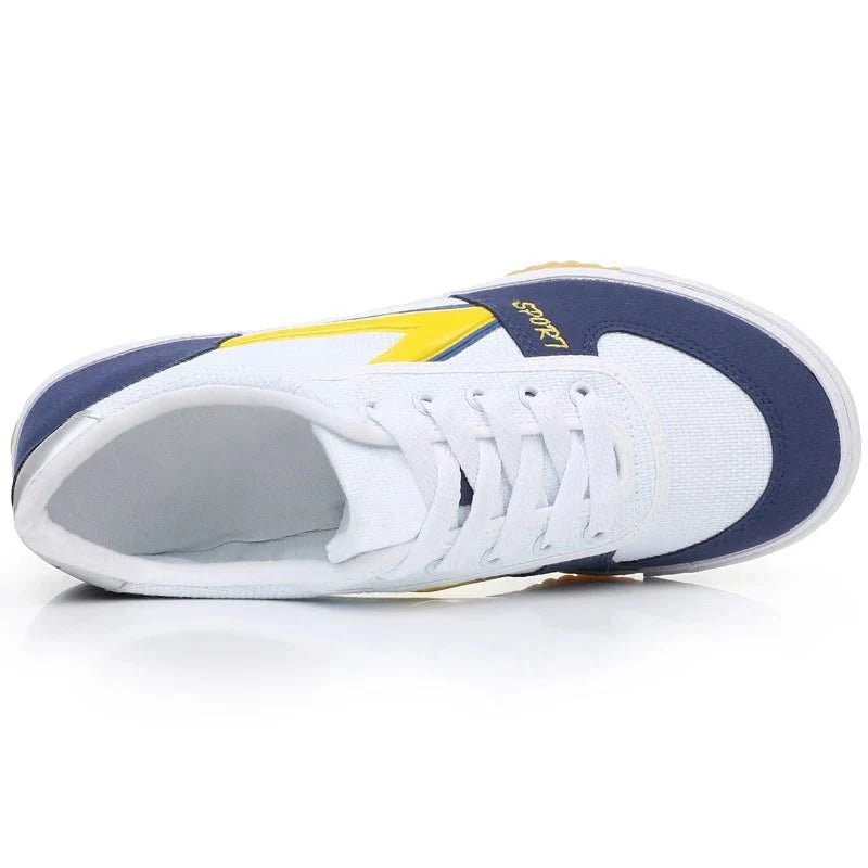 TrendLux Wear professional table tennis shoes with anti-slip soles and breathable design for training and competition.